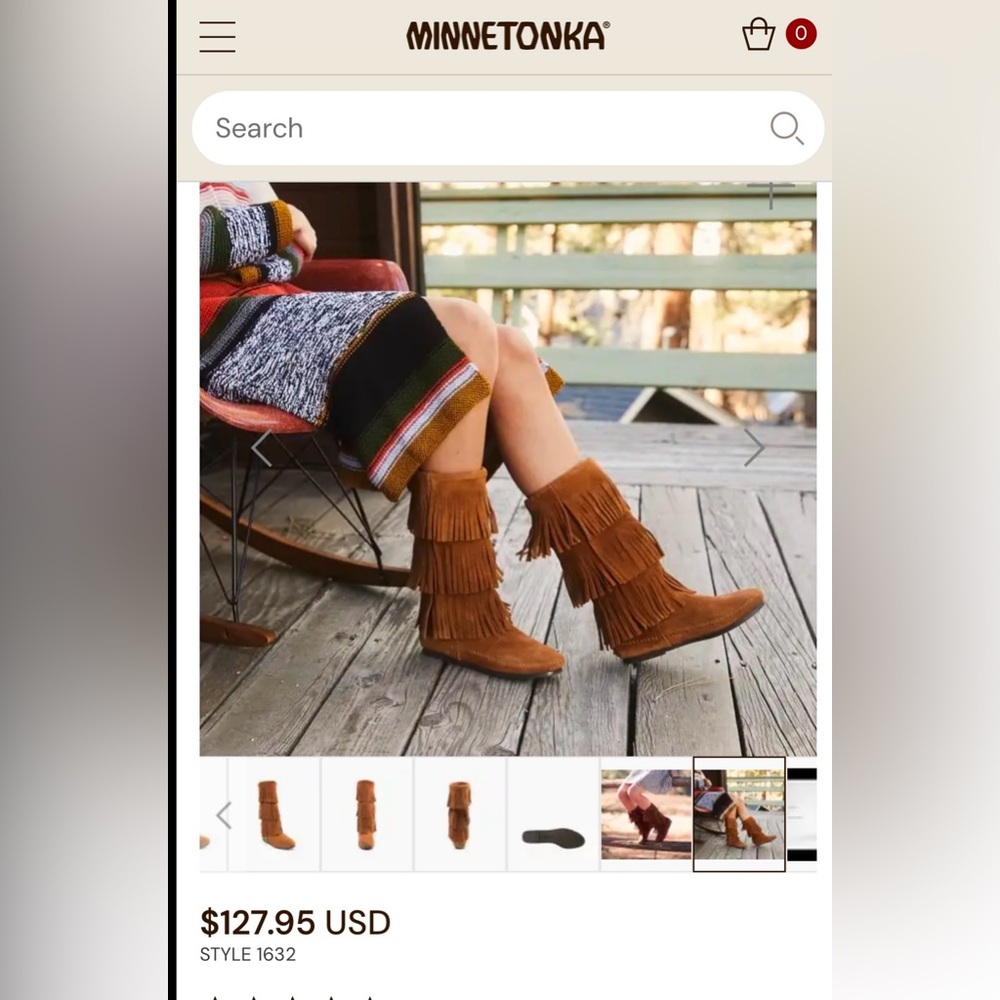 Fringe Suede Tan Boots